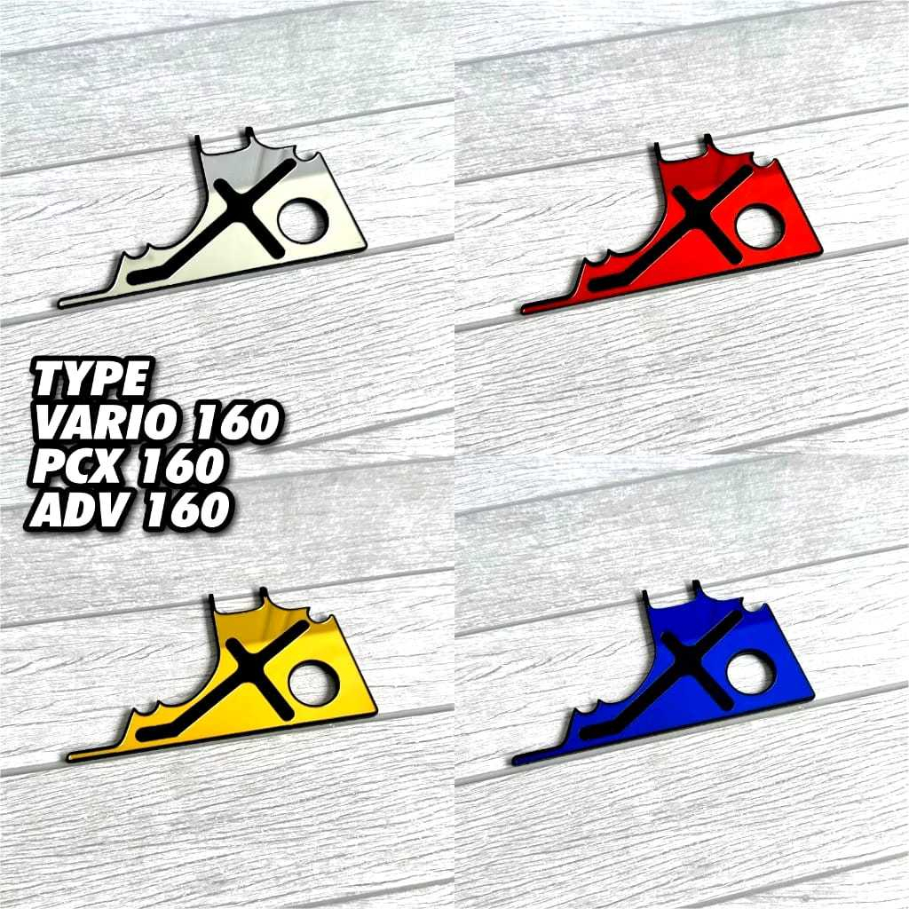 Garnish ฝาครอบหม้อน้ําคอสําหรับ Honda Vario 125 PCX 150/160 ADV 160 STYLO วัสดุอะคริลิคหนา 4 มม.