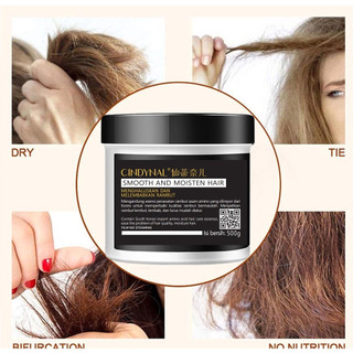 BPOM CINDYNAL HAIRMASK SACHET MASKER RAMBUT TREATMENT PELURUS RAMBUT