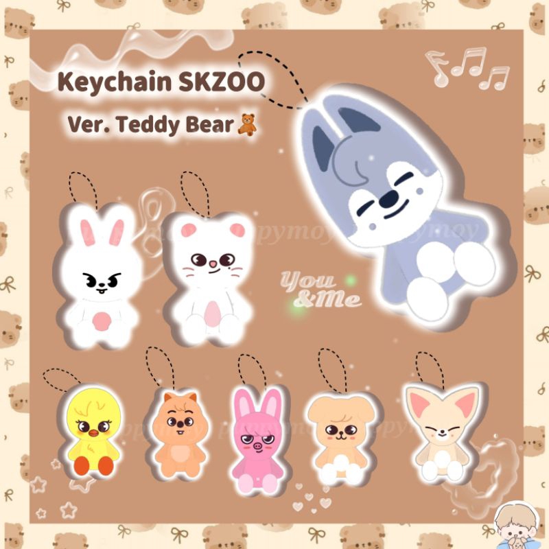 GANTUNGAN READ DESK BEFORE CO BALLCHAIN SKZOO KEY CHAIN พวงกุญแจ SKZOO STRAY KIDS BALLCHAIN STRAYKID