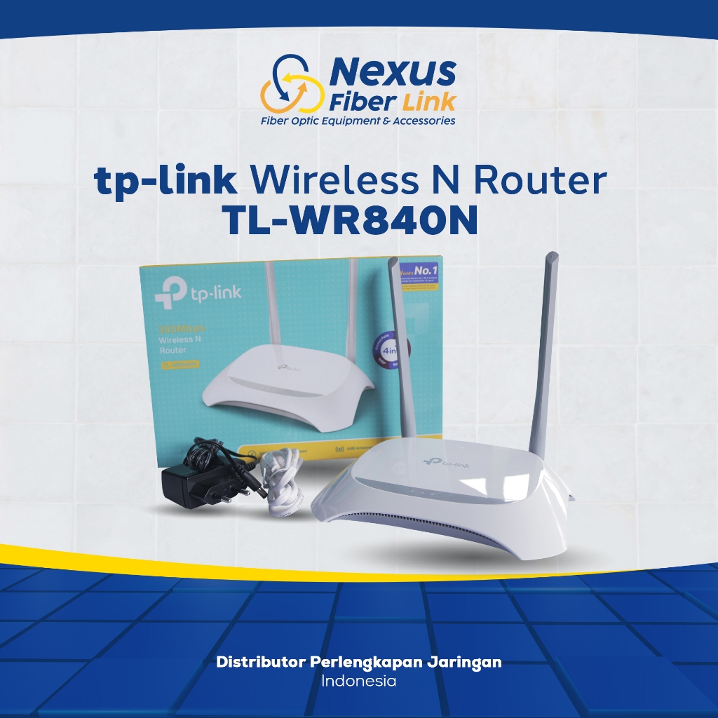 TP-Link WR840N เราเตอร์ไร้สาย Pontianak 300Mbps / โมเด็ม TP-Link WR840N Pontianak