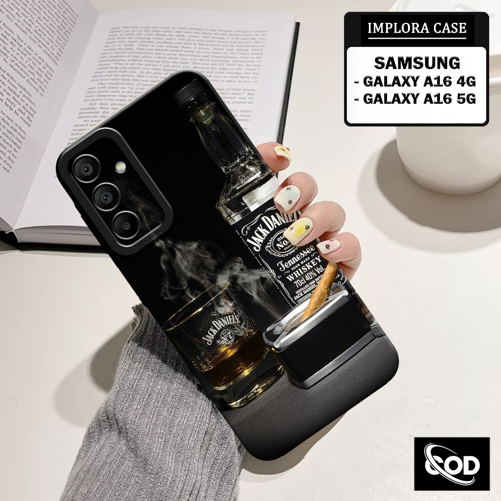 IMPLORA CASE - เคสโทรศัพท์ Samsung Galaxy A16 4G / A16 5G - เคสแฟชั่นแบรนด์ - เคสนิ่ม Samsung A16 4G