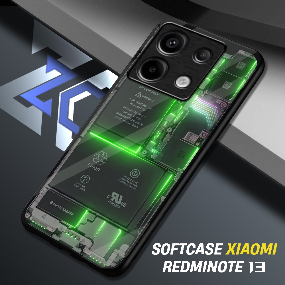 HP (TB21) Softcase Xiaomi Redmi Note 13 สัญญาณ 4G 5G | Redmi Note 13 Pro 4G Signal 5G Case Glossy Sh