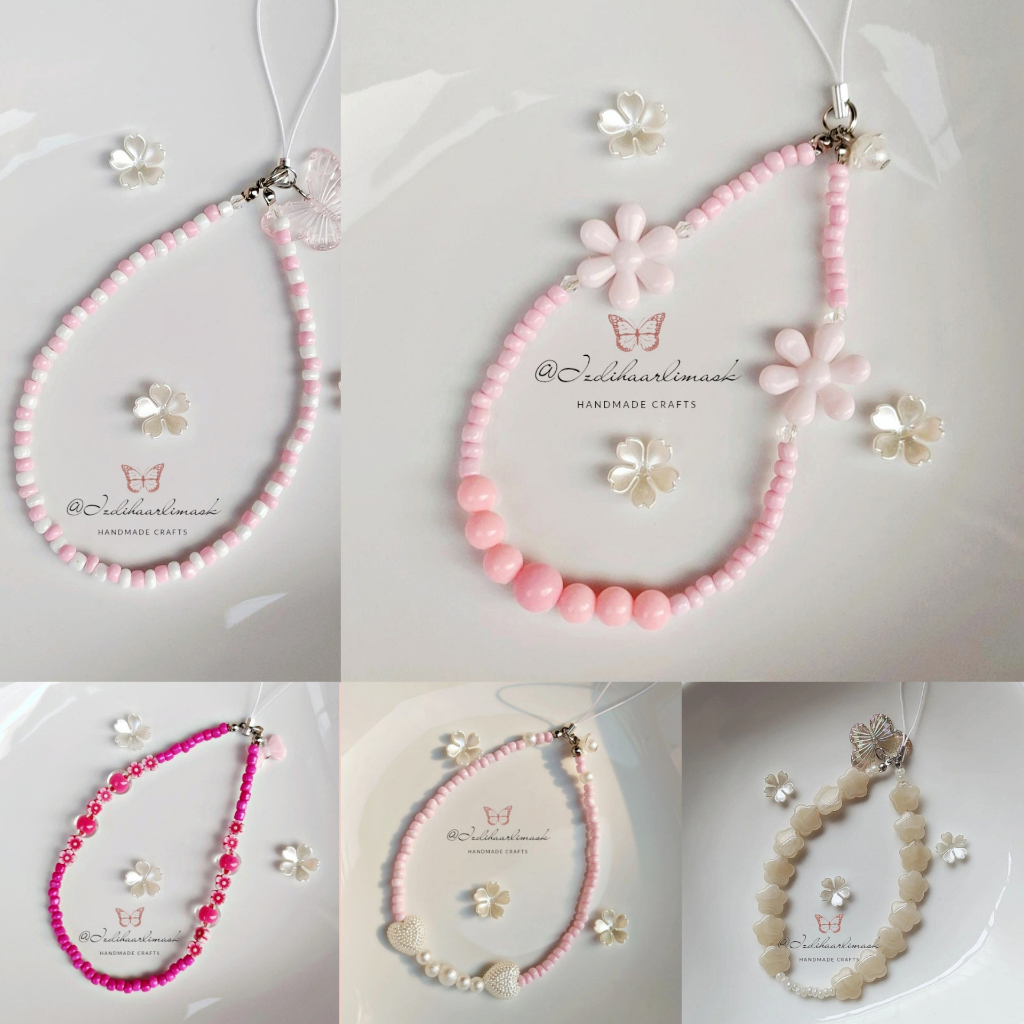 HP * PART V * PHONE STRAP * PHONE CHARM * PHONE LANYARD * PHONE STRAP * ALPHABETH * LETTERS * BEAD P