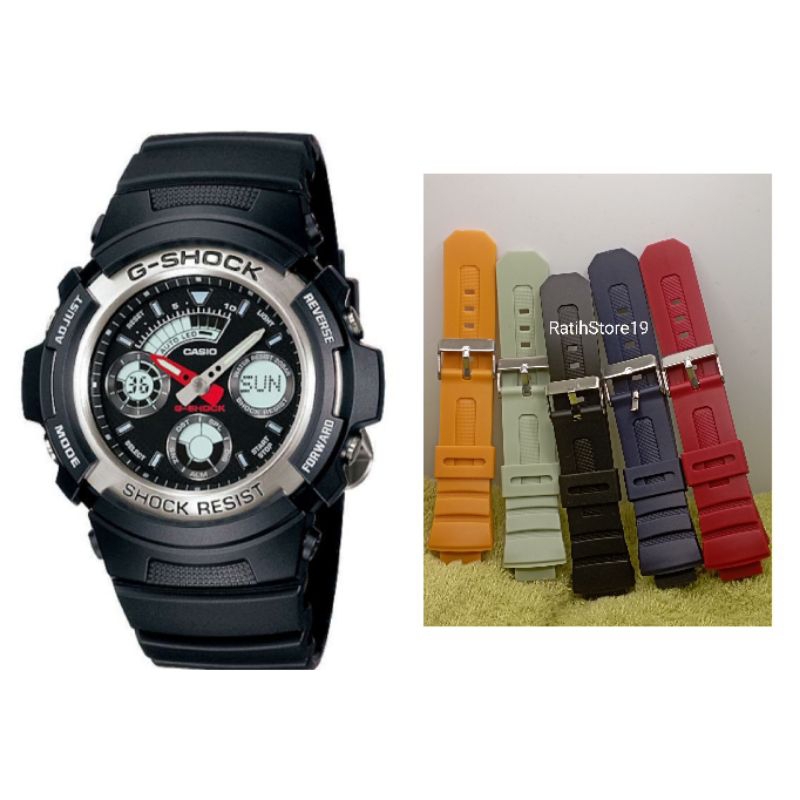 สายนาฬิกา CASIO G-Shock AW- 590/AW-591-GBX