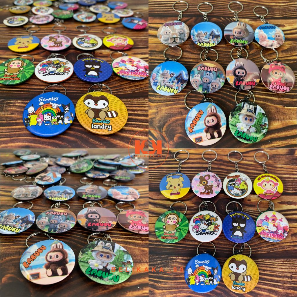 GANTUNGAN PUMPKIN AND SANRIO CHARACTER KEYCHAIN / PUMPKIN CHARACTER KEYCHAIN / SANRIO PUMPKIN CARTOO