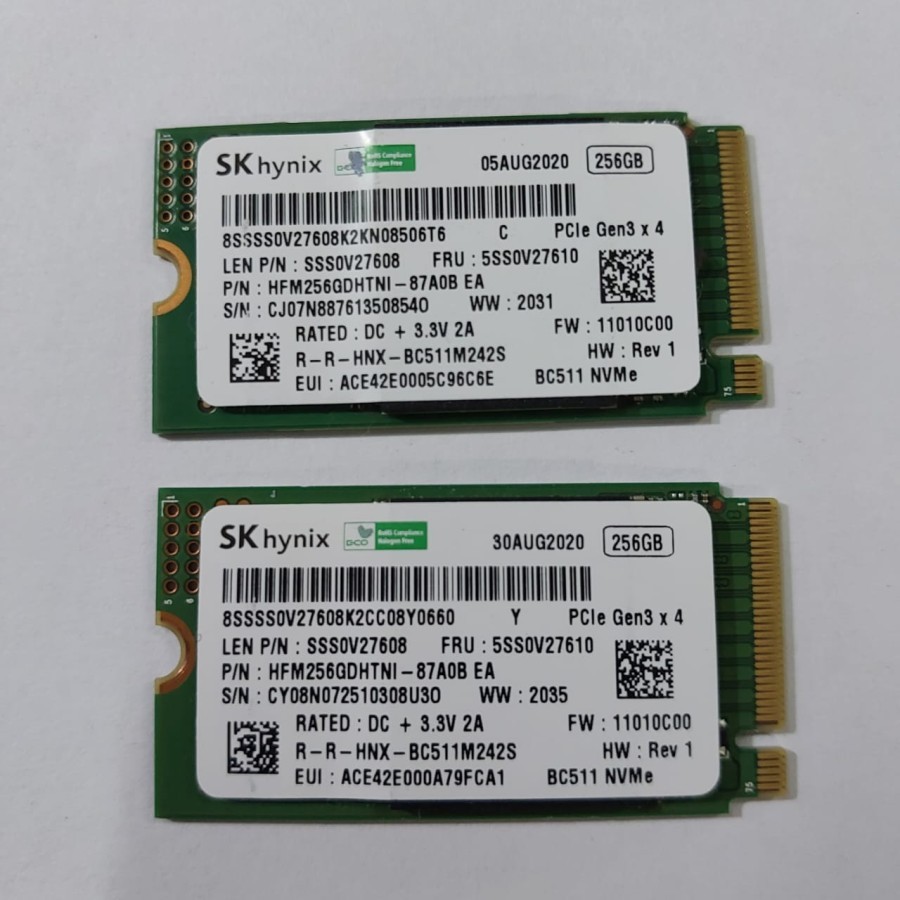 SSD 256GB M2 Nvme 2242 Gen 3 x4 SSD ถอดเดิม