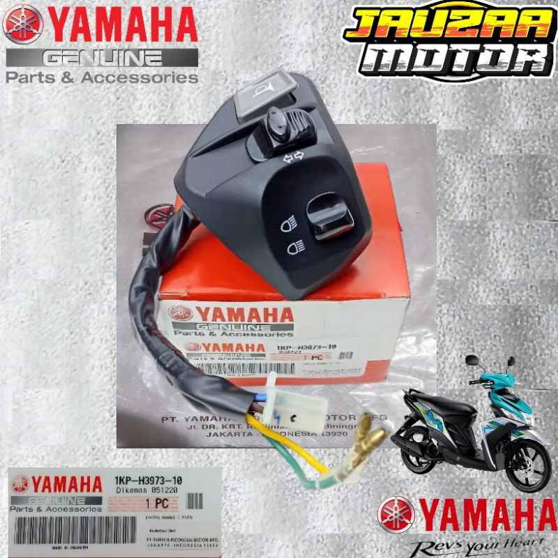 SWITCH HANDKE 3 ฝาครอบ LEFT SWITCH MIO J MIO SOUL GT MIO M3 1KP-H3973-00/10 เดิม YAMAHA