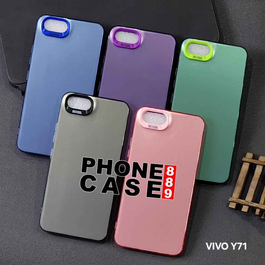 VIVO Y71 CASE IMD PLATE HOLOGRAM CASE SOCOOL VIVO Y71