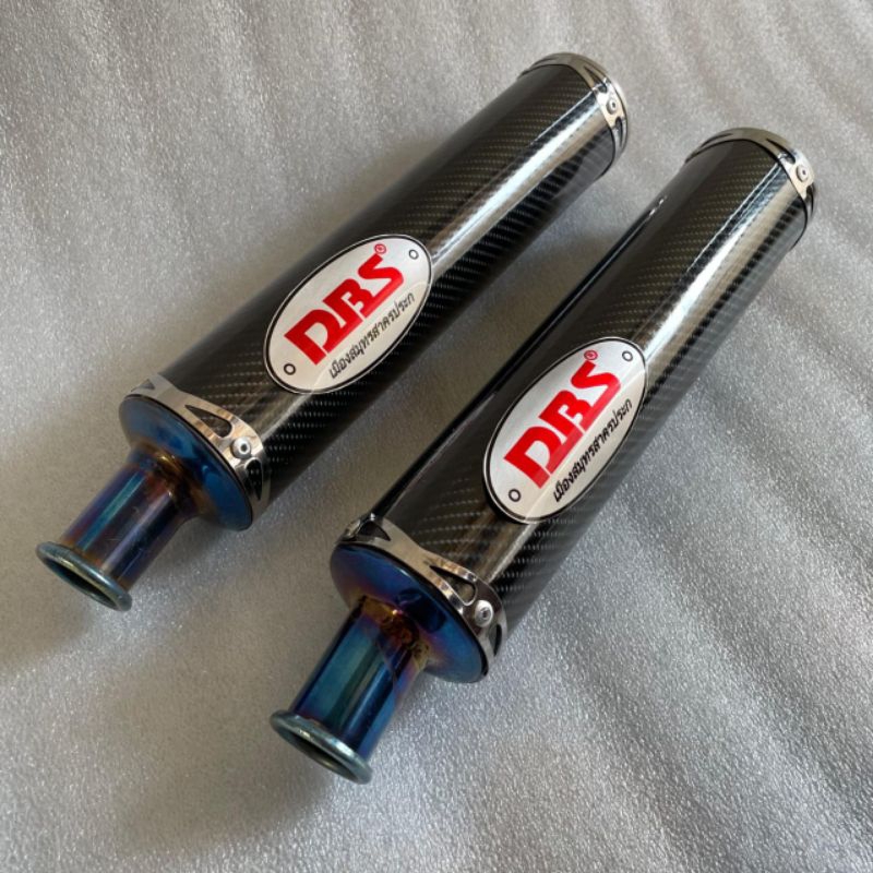 Ekzos/muffler Dbs 2Stroke Stainless Carbon Type - Exhaust Dbs 2Stroke Only