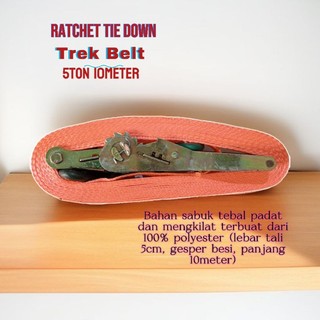 Trek belt UCHIHA tali pengikat barang sabuk webbing lashing rachet webing sling 10meter 3ton