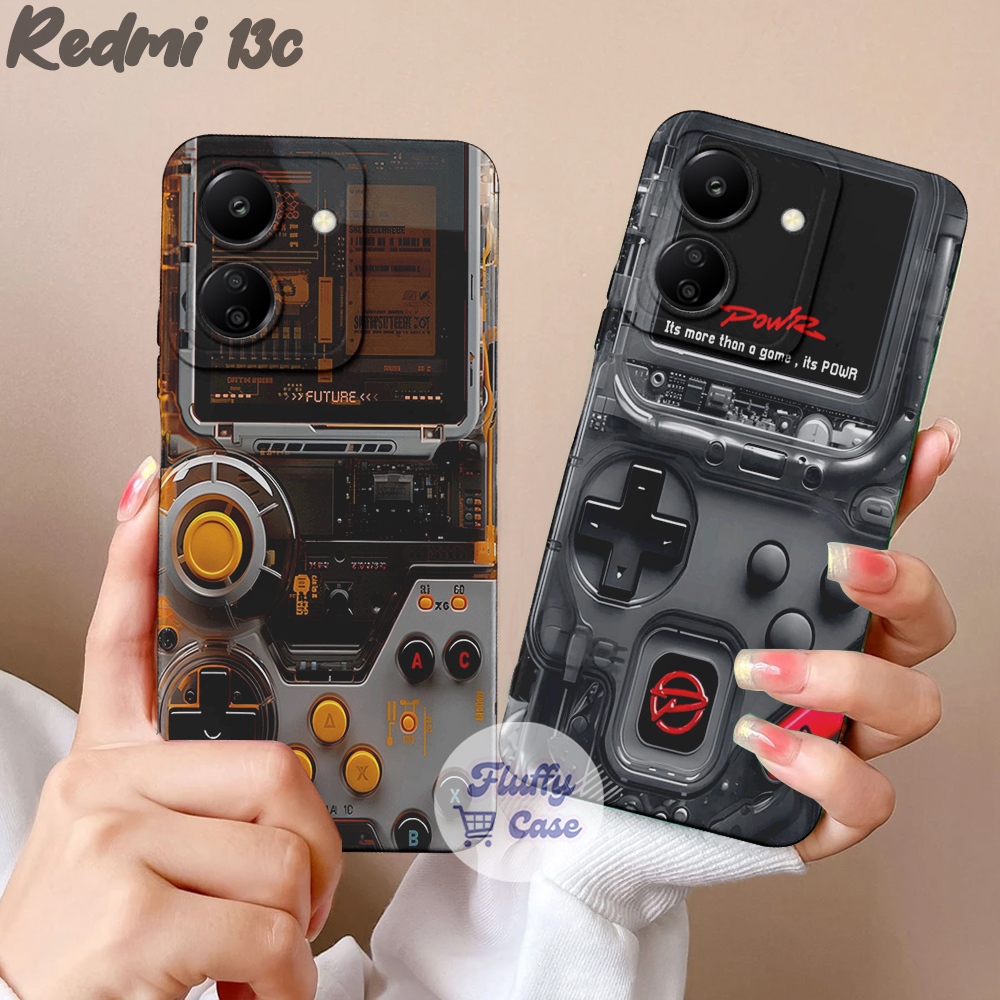 HP REDMI 13C 13 4G A3 PRO 9C 9A POCO C65 Game Motif Case - Cool Case - เคสสวยๆ - เคสสีสันสดใส - เคสก