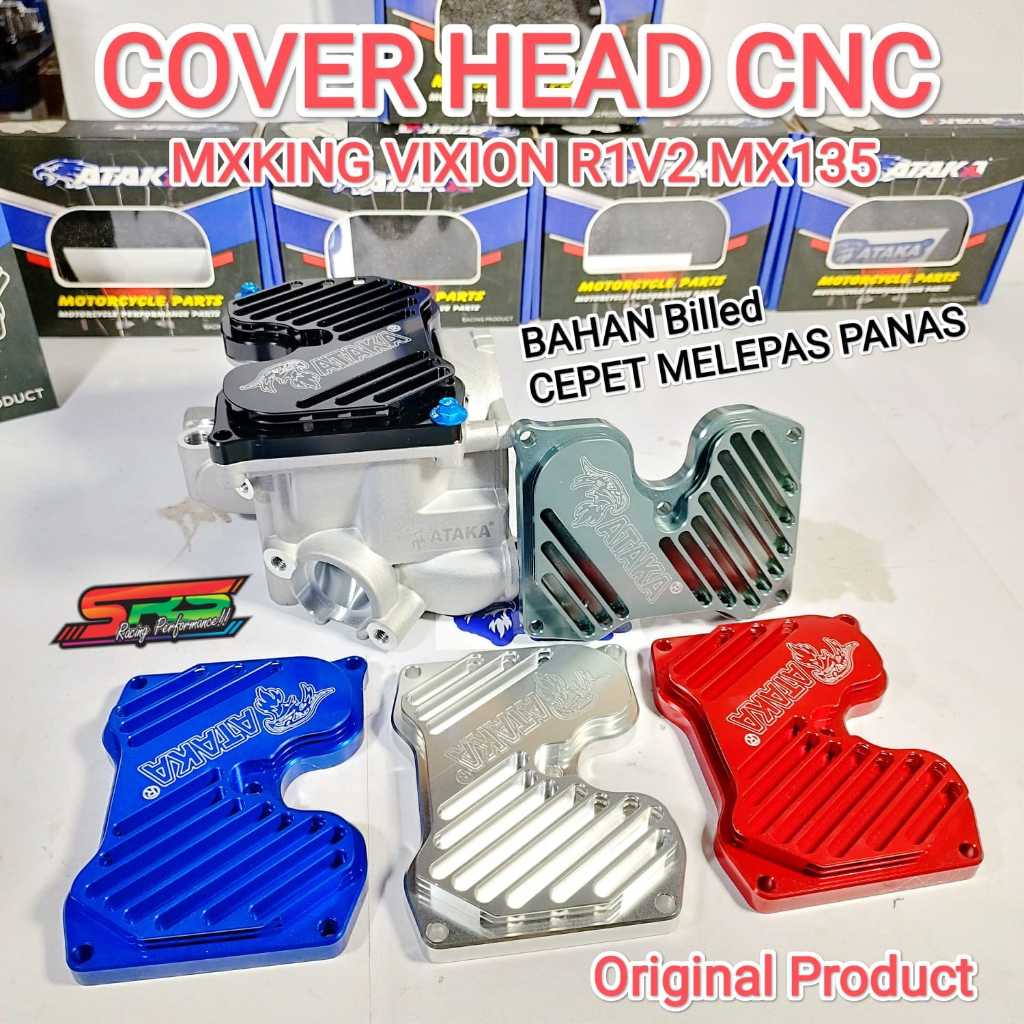 ฝาครอบหัว CNC ATAKA VIXION MXKING MX R15V2 MX 135 Ataka ดั้งเดิม