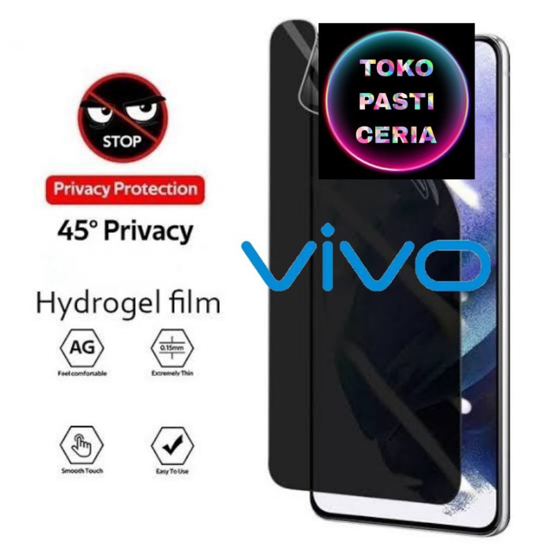 LAYAR HYDROGEL SCREEN PROTECTOR PRIVACY SPY MATTE VIVO V5 V9 V11 V11 V15 Y30 Y50 Y30i Y71 Y81 Y83 Y1