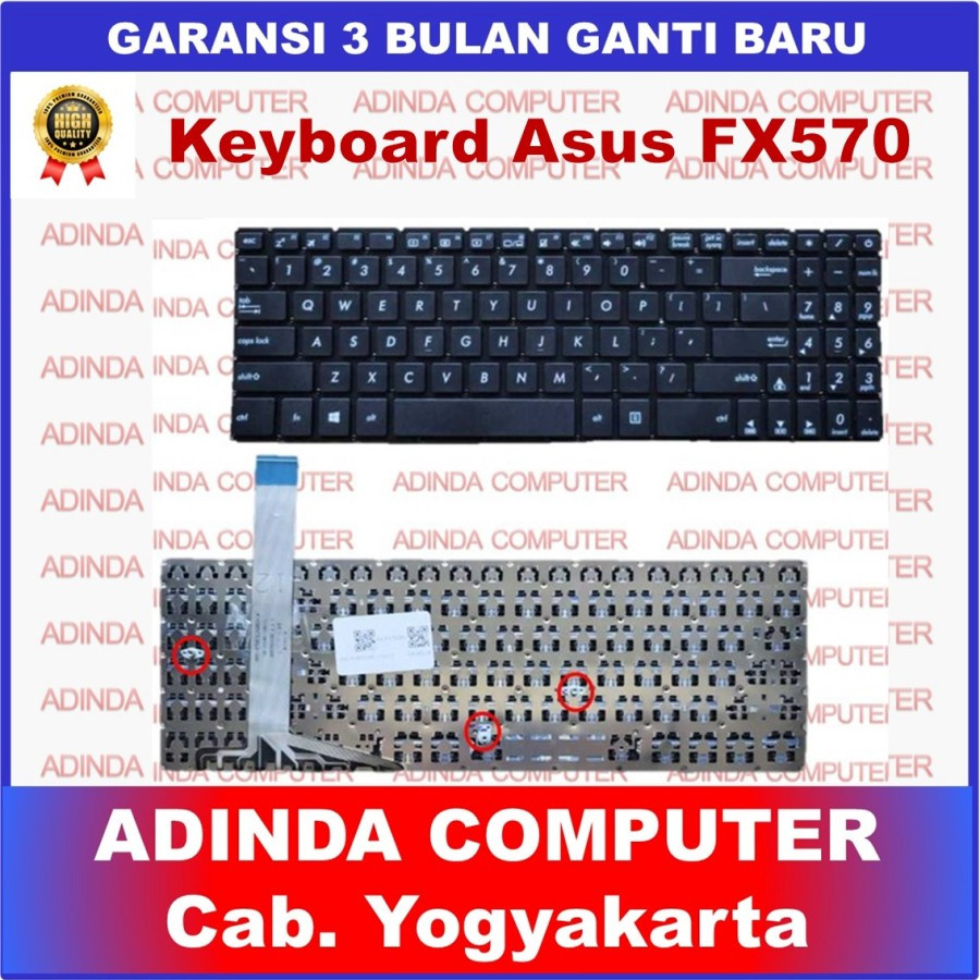 คีย์บอร์ด Asus Vivobook FX570 F570UD X570 K570 YX570ZD
