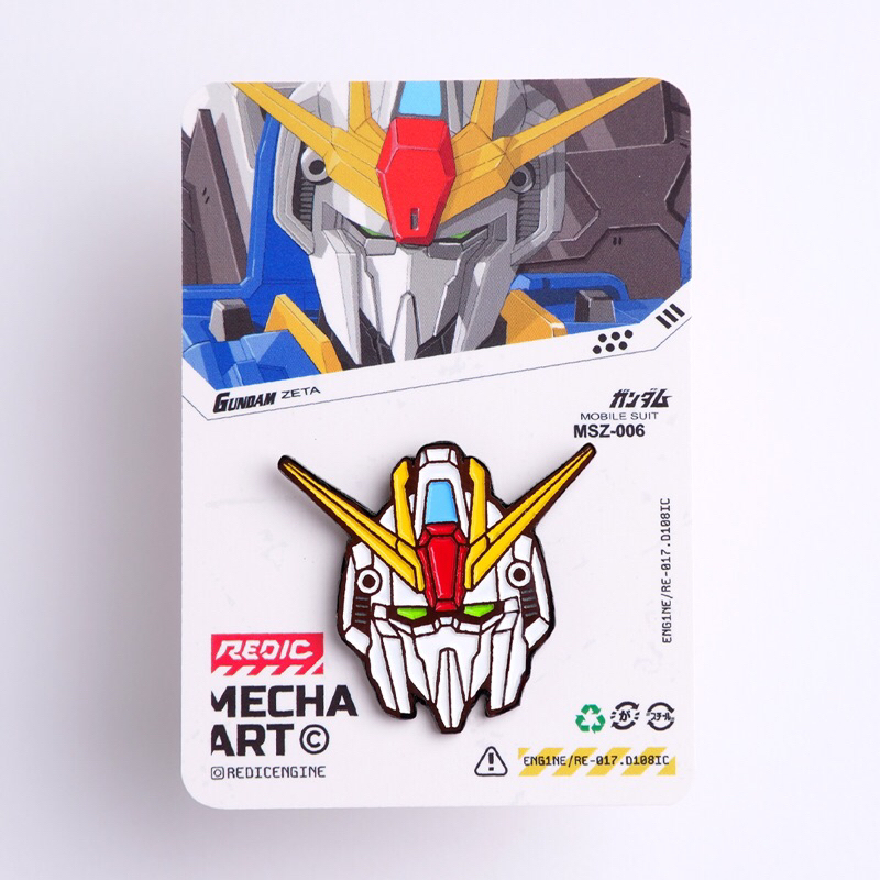 เข็มกลัดเคลือบ Gundam Zeta MSZ-006