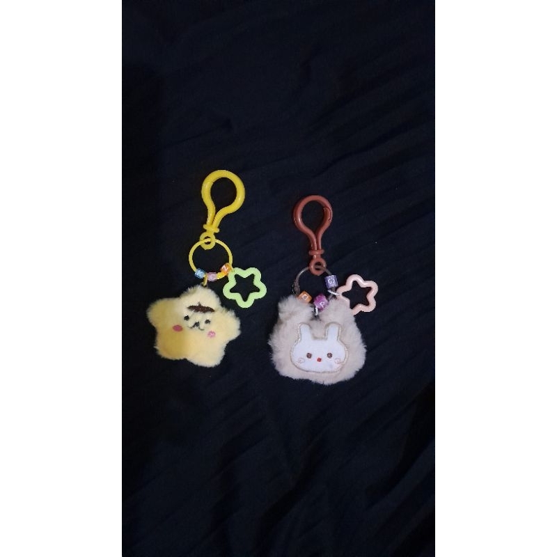 พวงกุญแจ Purin และกระต่าย