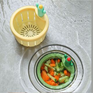 BB7 - Tempat Saringan Wastafel Dapur Cuci Piring Sisa Kotoran Sink Filter Model Kaktus Saringan Wastafel Sampah