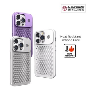Caseme Casing iPhone 11 12 13 14 15 Pro Max Plus Anti Panas Airflow Heat Resistant Case