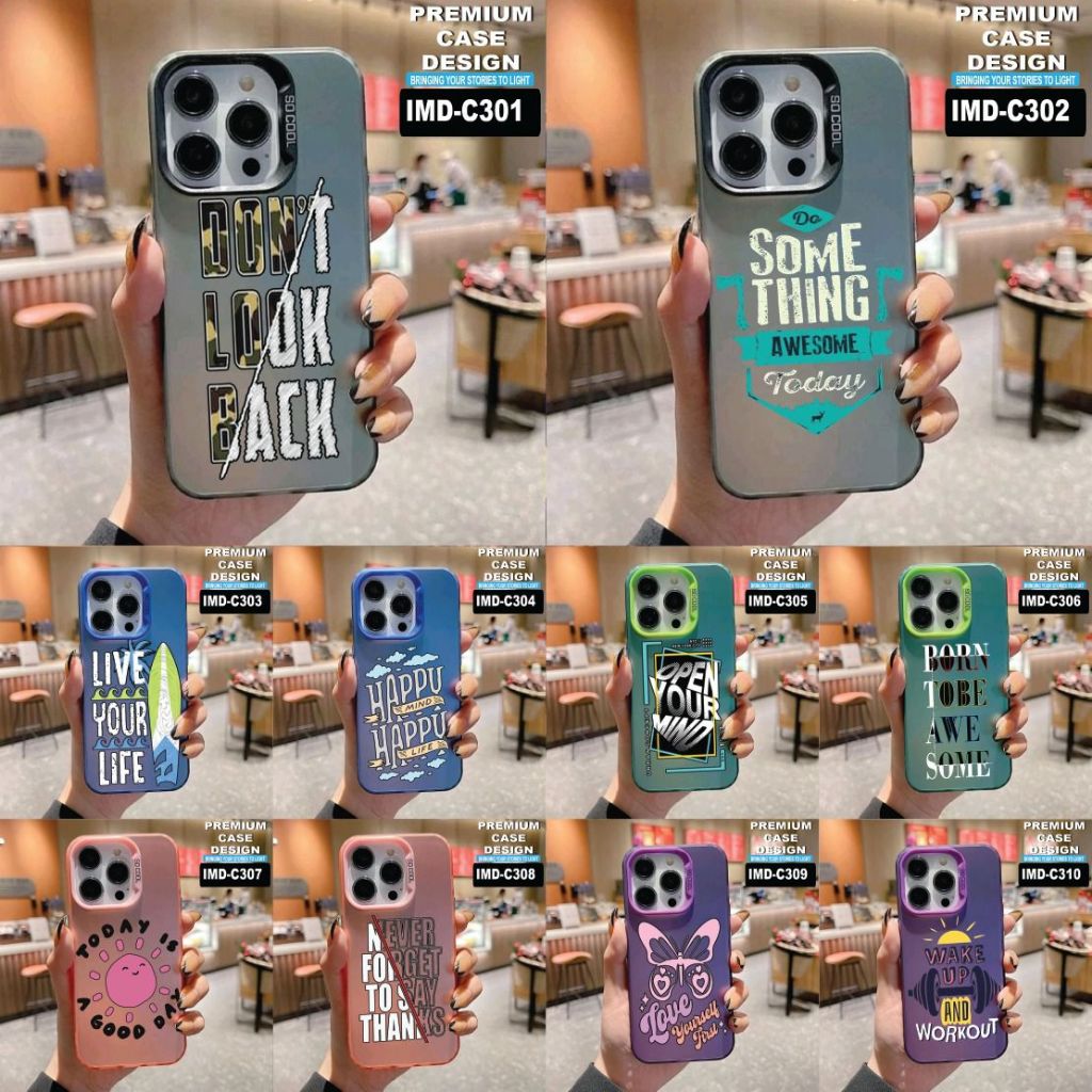 SAMSUNG A30S/A50S/J2 PRIME/J5 PRIME/J7 PRIME/M34/M21/M10/S20FE ⭐️ CASE MOTIF CODE IMD C301- C310 CHE