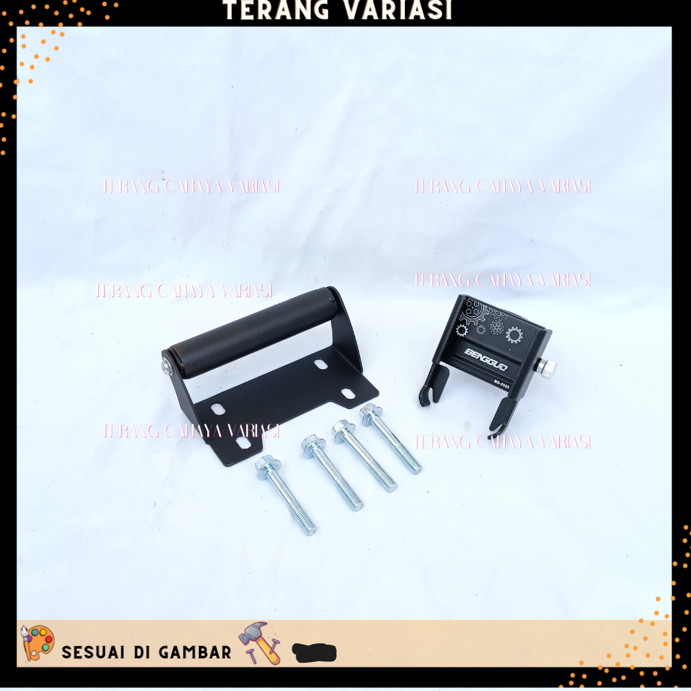 GPS HOLDER แพคเกจ HP CBX150 CB 150 X CBX PHONE HOLDER BG ALUMINIUM MOTORCYCLE HANDLEBAR BRACKET HOND