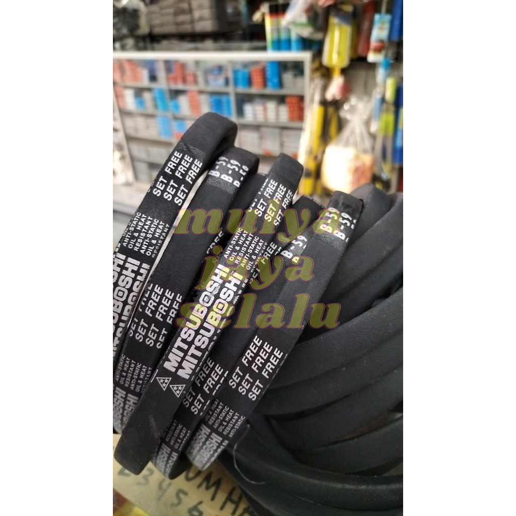 FAN BELT B59 MITSUBOSHI BRAND VAN BELT B 59