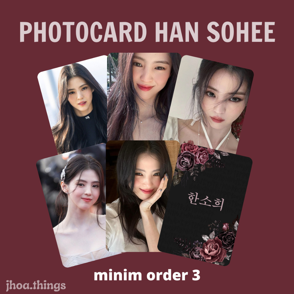 [ Photocard HAN SOHEE ACTOR KOREA KDRAMA SO HEE