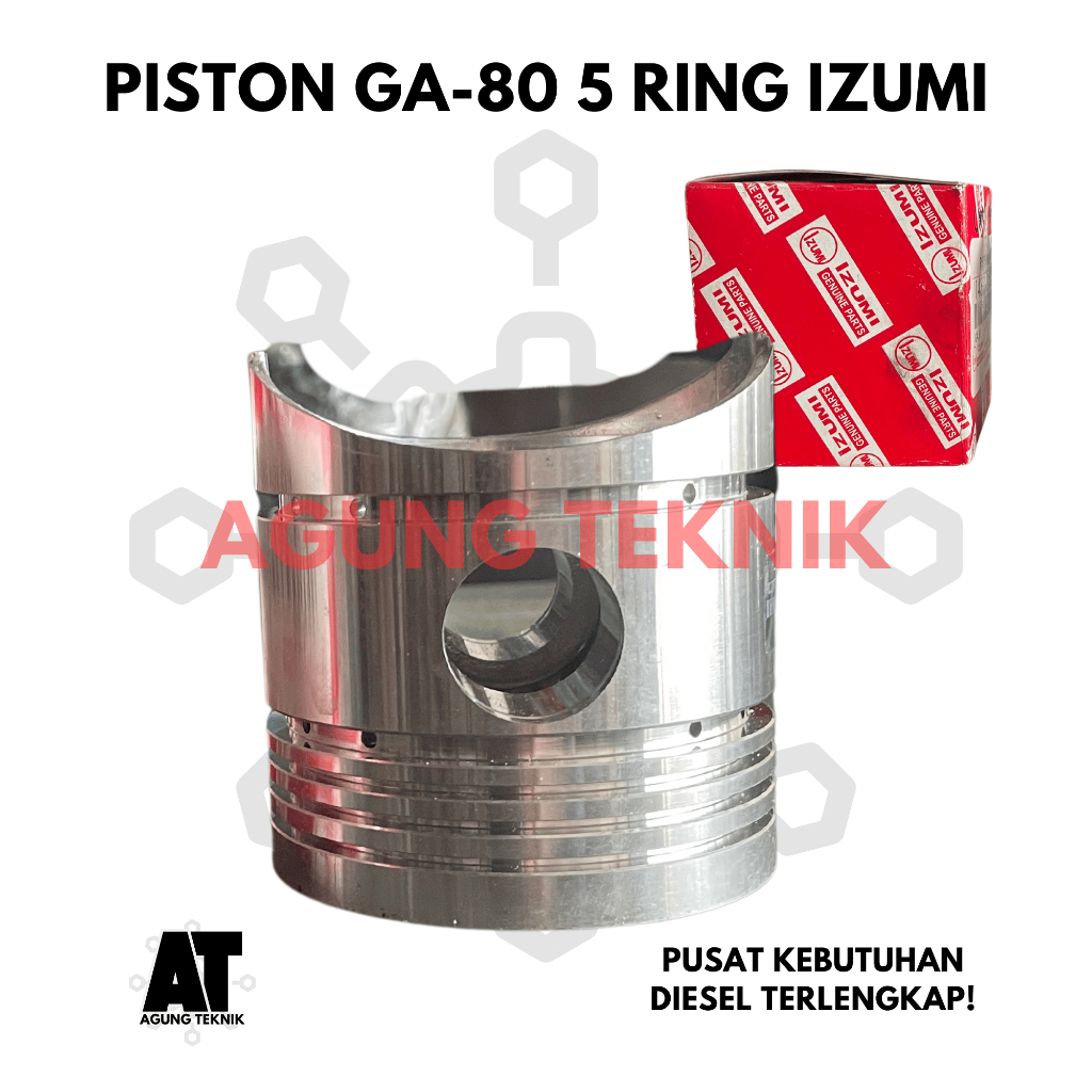 ลูกสูบ GA-80 / Seker GA80 5 แหวน Izumi