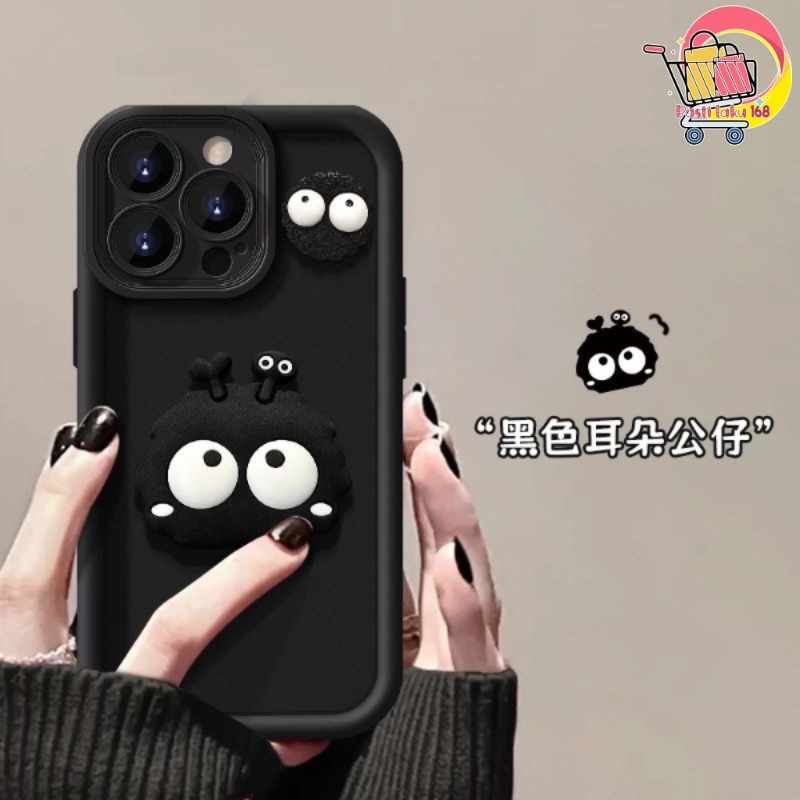 SS983 Black Monster Eyes Case-ซิลิโคนลึกคลุมทั้งหมดSoftcaseปลอกHpสําหรับInfinix SMART 5 6 6+ 7 8 HOT