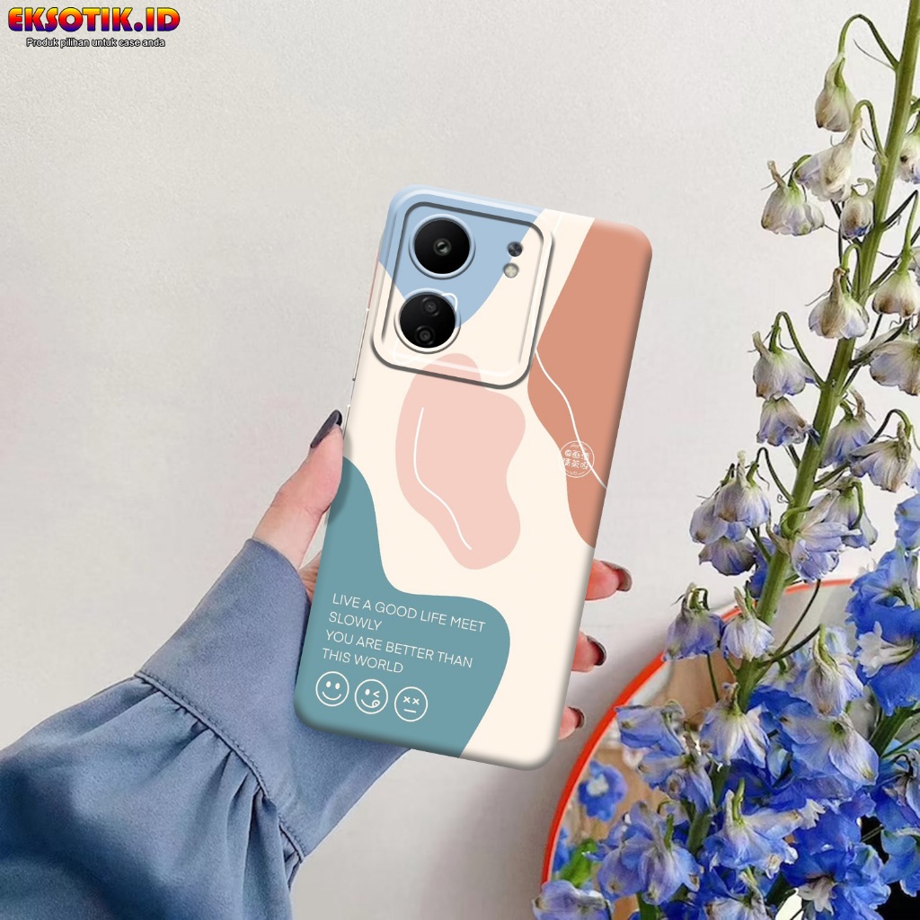 เคส Xiaomi Poco C65 - เคส Xiaomi Poco C65 - เคสแฟชั่น - Xiaomi Poco C65 Silicone - Cool and Cute Mot