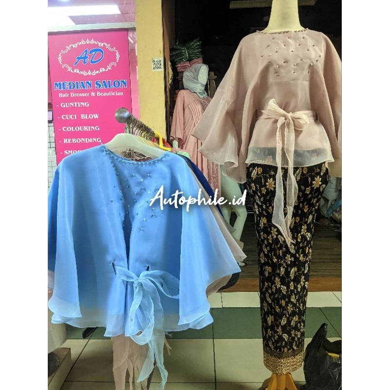 Autophile.id-orgza BLOUSE TOPS/ORGANZA SEQUENCE/MODERN BLOUSE/MODERN KEBAYA