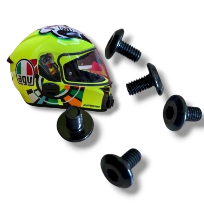 (4 ชิ้น) AGV K1 K5 K3 K3SV และสลักเกลียววงล้อ JPX Nova || กลไกสกรูเกียร์ฐาน AGV