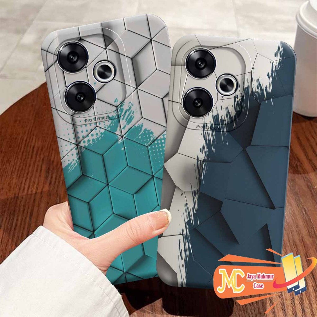 HP Softcase poco f6 2024 F5 F4 F3 x5 x5 pro X6 x6 pro m6 pro note 13 pro plus Abstract Wallpaper Mot