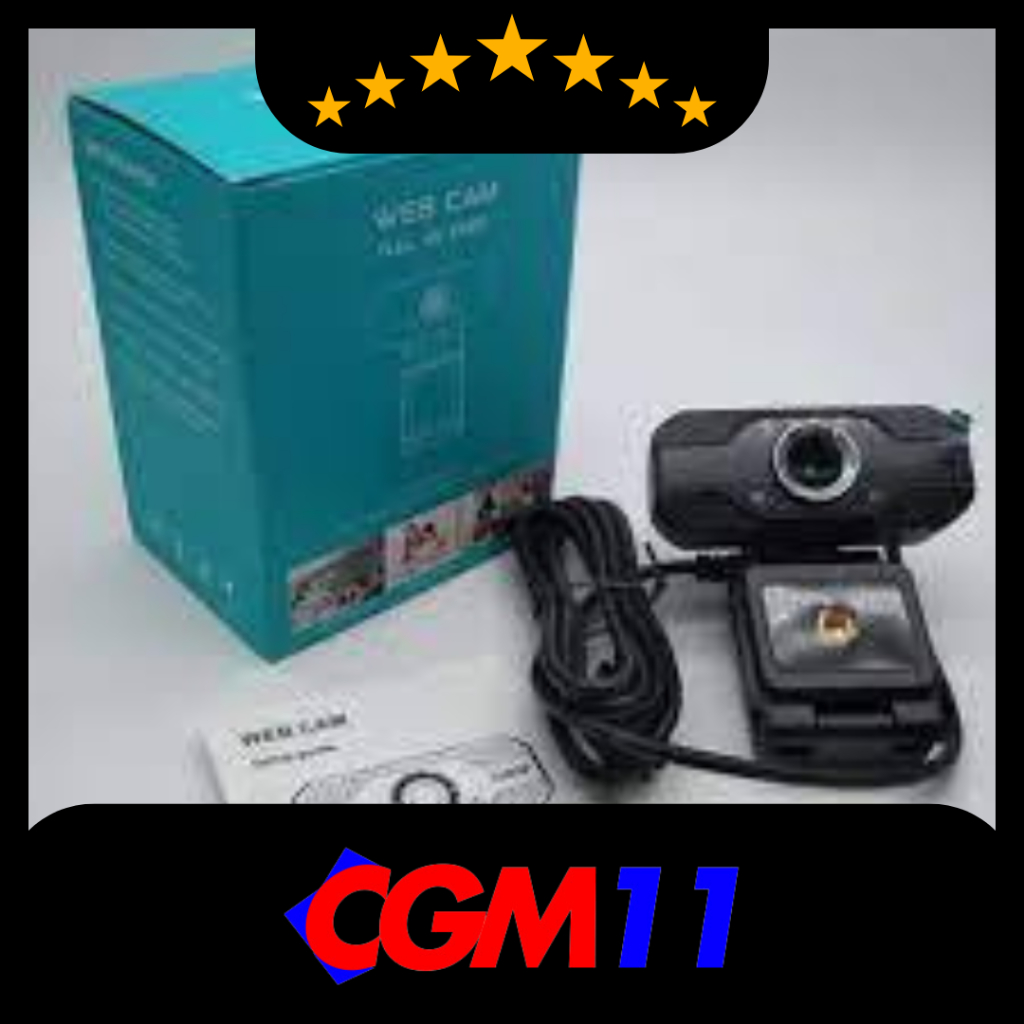 KRX Webcam Web Camera PC Full HD 1080p 2MP Skype Online -CGM11.คอมพิวเตอร์