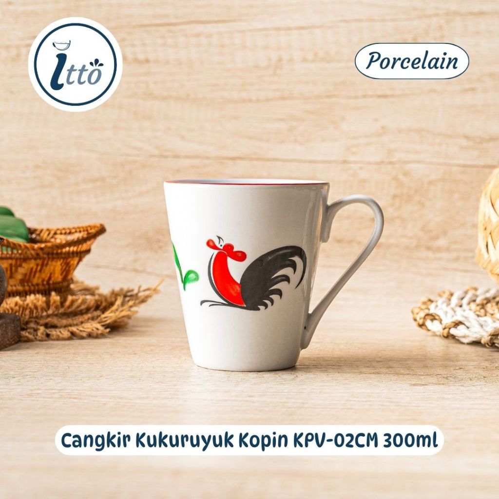 Kukuruyuk KPV-02CM 300ml Kopin Porcelain ถ้วยเซรามิค