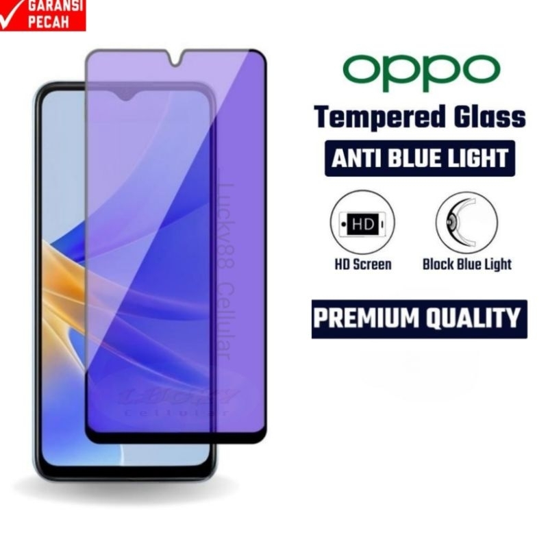 กระจกนิรภัยป้องกันแสงสีฟ้า Oppo A31 A37 A39 A3s A5s A7 A7x A7x Pro A7n A8 A9 A9x A18 A1k