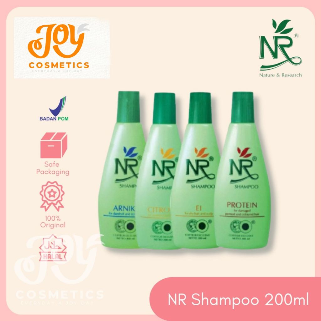 NR Shampoo Arnika, Citronella, EI และโปรตีน 200ml สําหรับดูแลเส้นผมในปัญหาต่างๆ