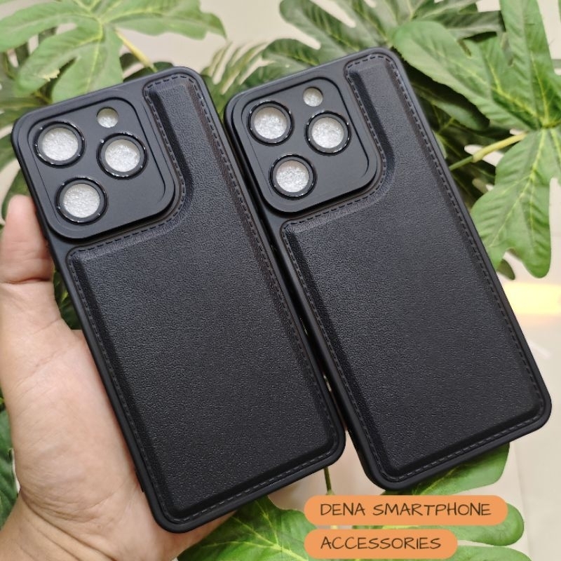 เคสนิ่ม Itel A50 A667LP หนังสีดํา