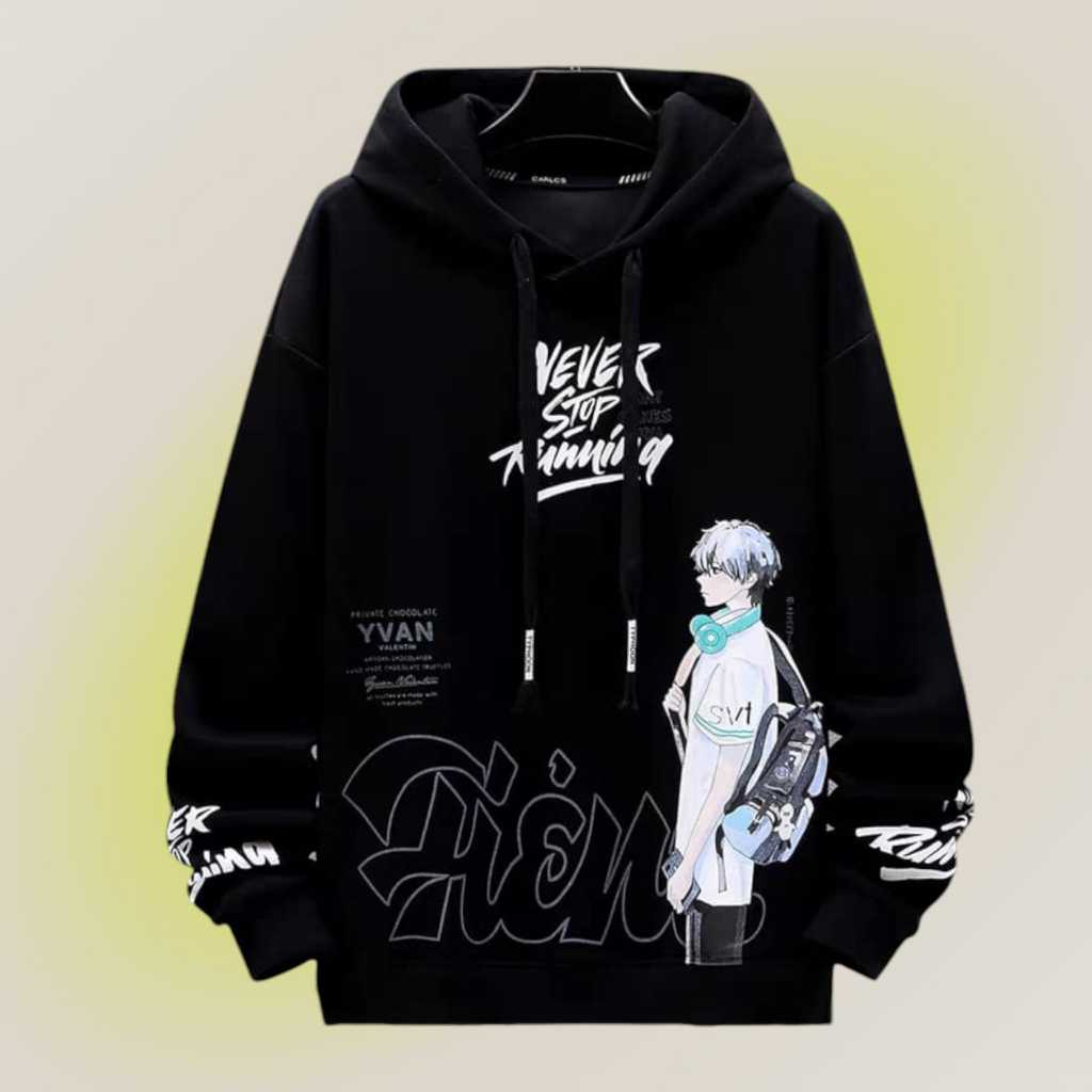 Hens Hoodie Sweater เสื้อฮู้ดแขนยาว distro men Asgard777