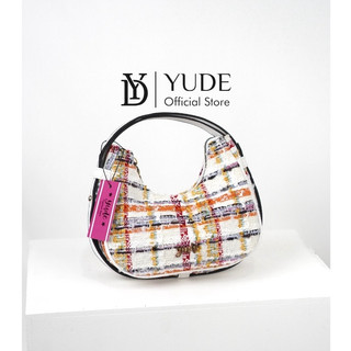 Yude - Handbag Fashion Tangan Jinjing Wanita Tas Selempang Ala Korean Style Gemoy Tweed