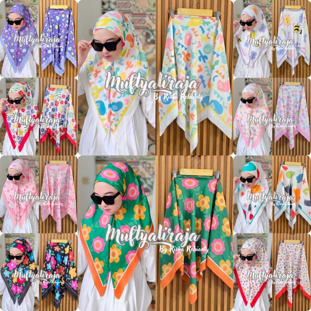 Voal HIJAB Motif RECTANGULAR Premium Voal Veil