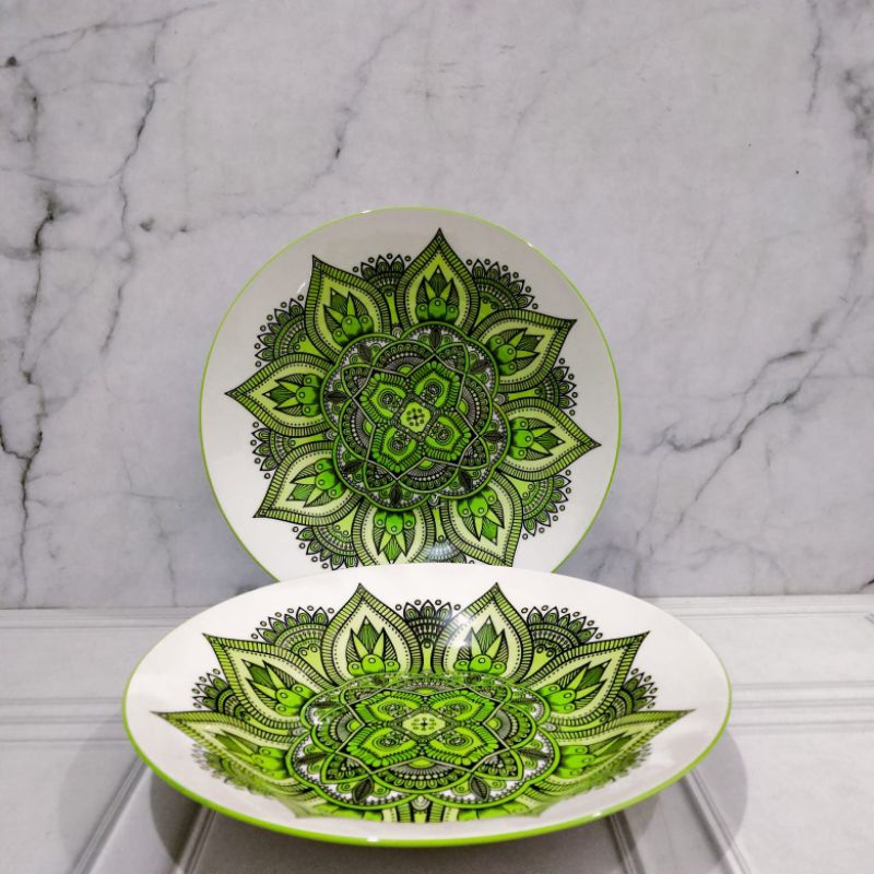 BATIK DINNER PLATES SP969/ MORITO PLATES/1 ชิ้น