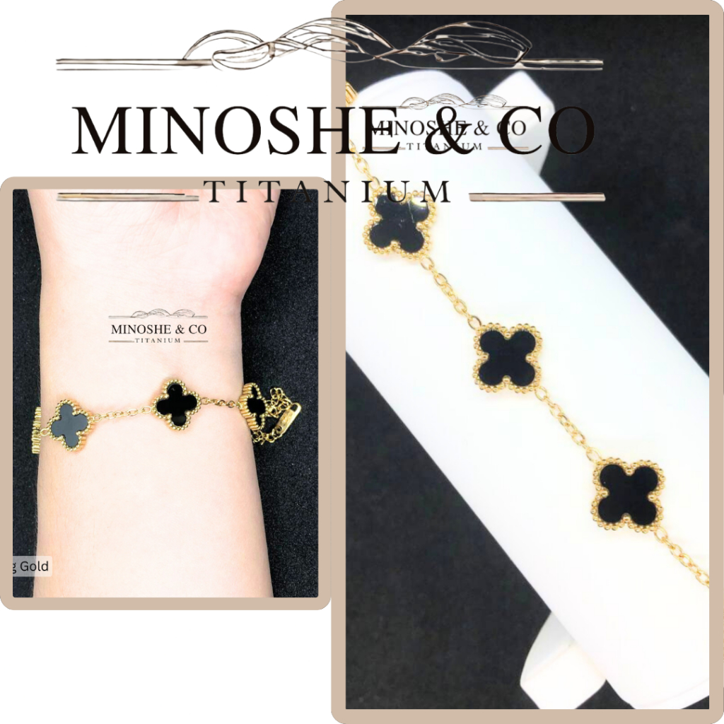 มิโนะ&Co - COLETTE Women& 39;s สร้อยข้อมือไทเทเนียมแท้ สแตนเลส แฟชั่นเกาหลีสําหรับเด็กผู้หญิง Viral ori original