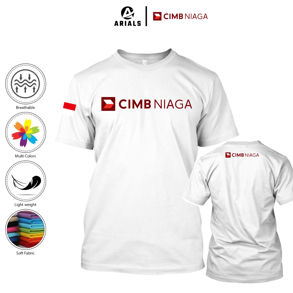 Arials BANK CIMB BUSINESS เสื้อยืด