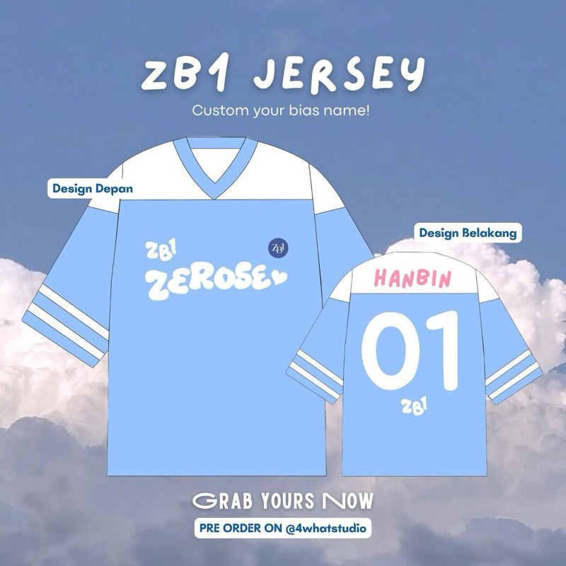 เสื้อแข่ง ZEROBASEONE ZB1 | เสื้อยืด ZB1 Fanmade