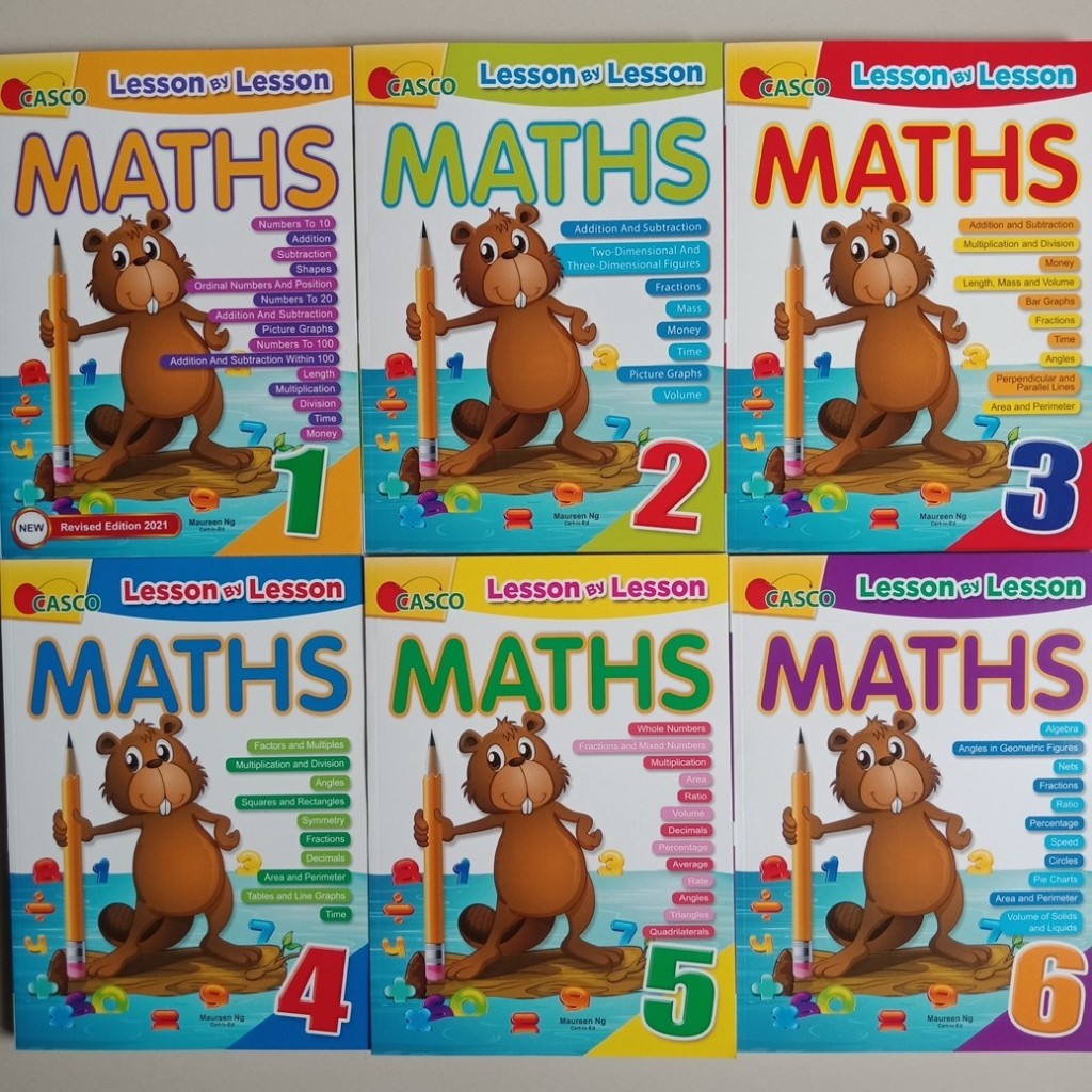 LESSON BY LESSON MATHS PRIMORY 1 - 6