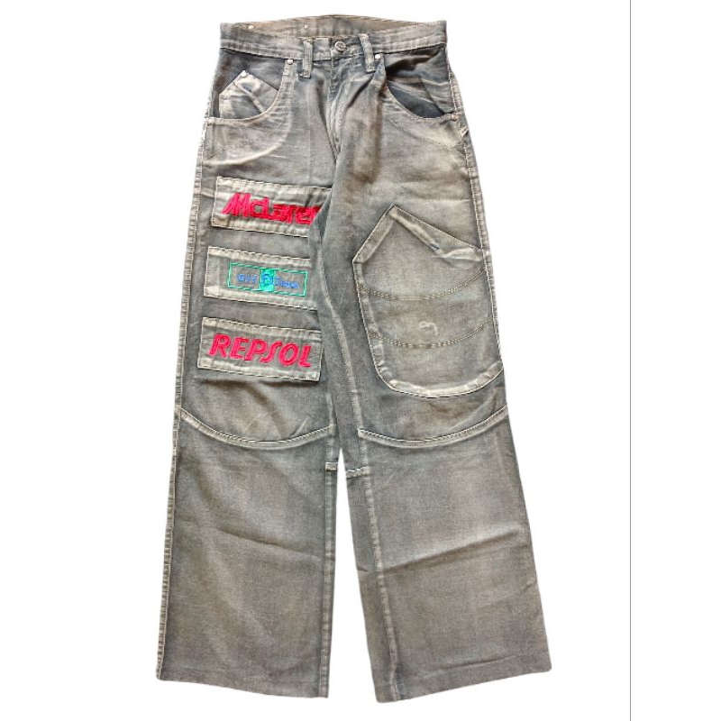 กางเกงขายาว Y2K BIG POCKET USB JEANS EST 2000 ไม่ใช่ JNCO