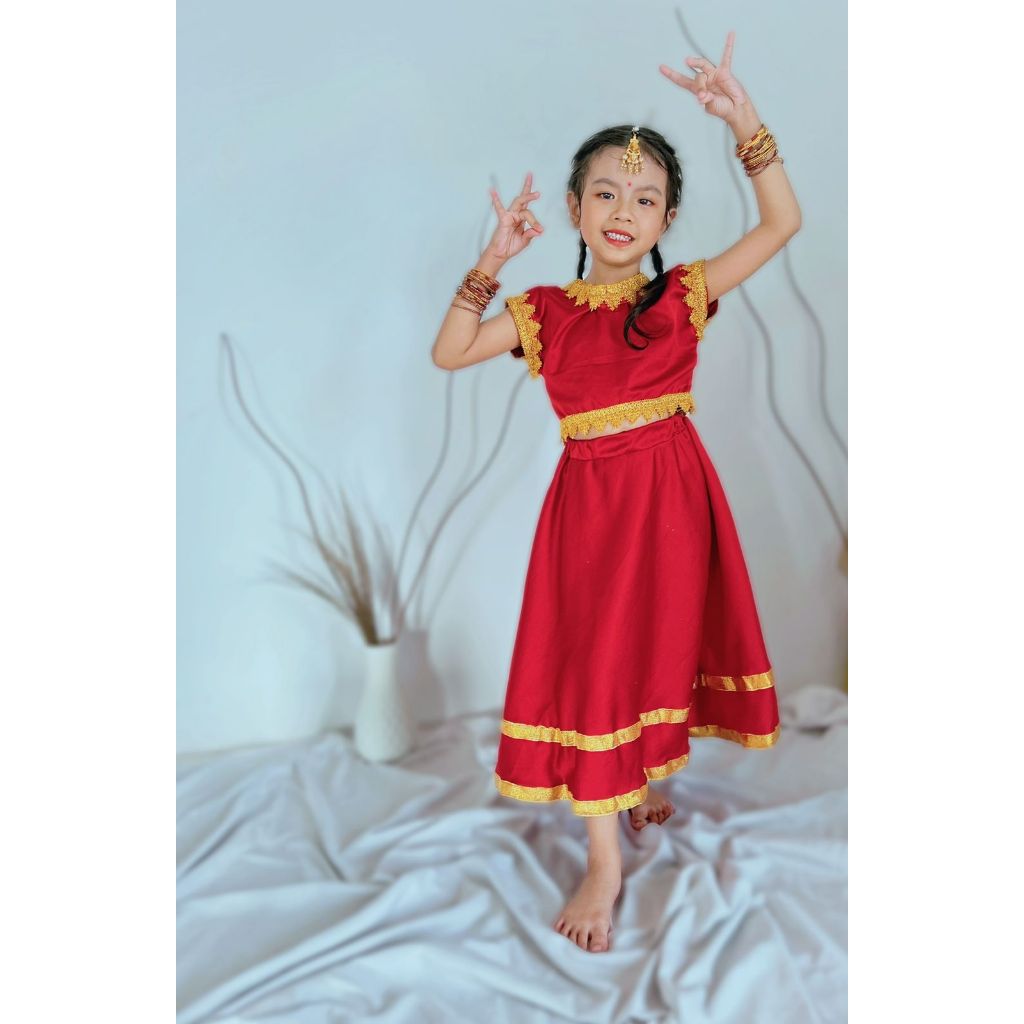 COSTUME ของ INDIAN GHAGRA CHILDREN