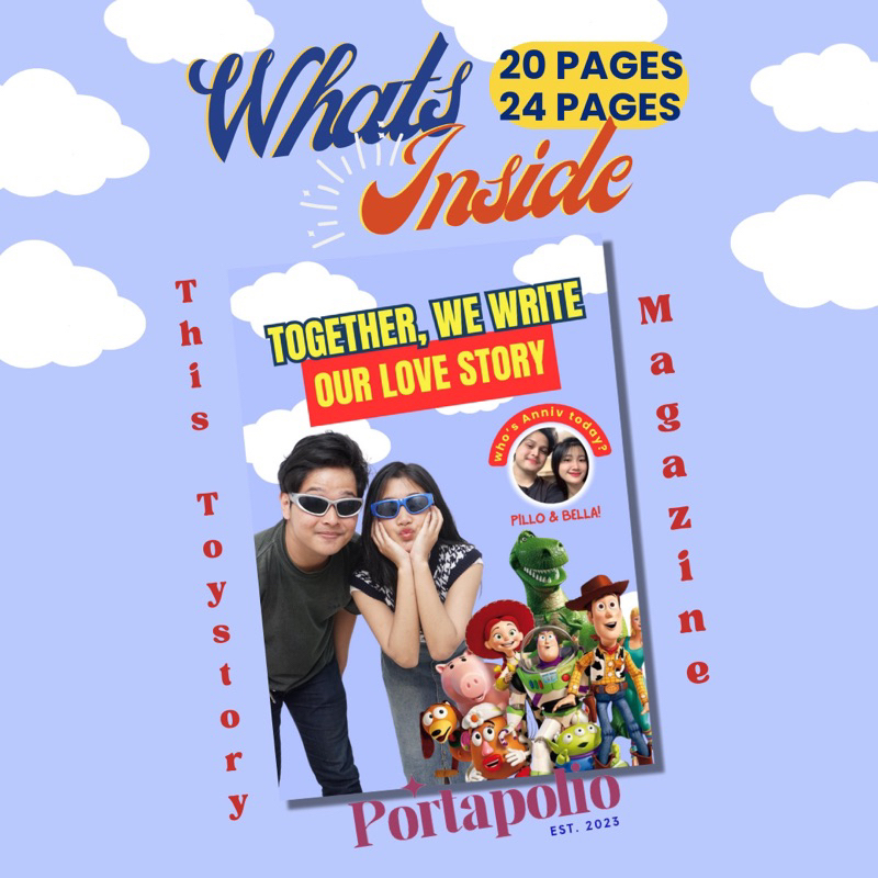 MAGAZINE แบบกําหนดเองโดย PORTAPOLIO UNIQUE GIFT - TOY STORY TEMPLATE (ของแท้ 100%)