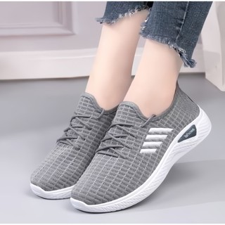 JP054 Sepatu Wanita Sneakers Casual Strip 1shoes