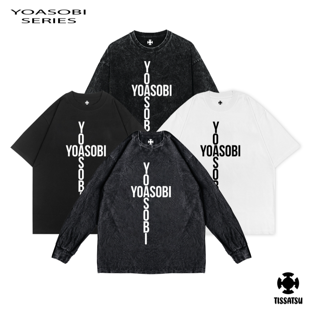 เสื้อยืด Tissatsu YOASOBI - Tittle Oversize / Washed Over Size T-Shirt / YS-1